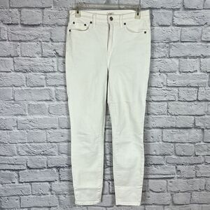 J Crew White Skinny Jeans Size 27